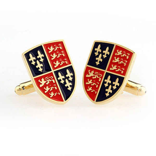Enamel Dropping Glue Cufflinks