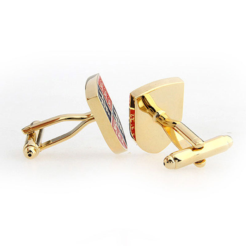 Enamel Dropping Glue Cufflinks