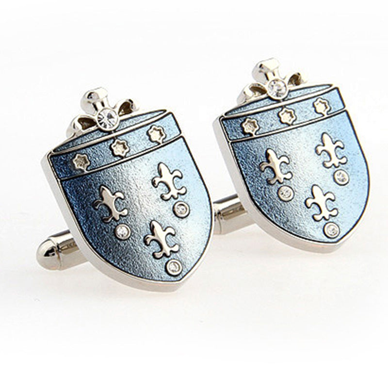 Enamel Dropping Glue Cufflinks