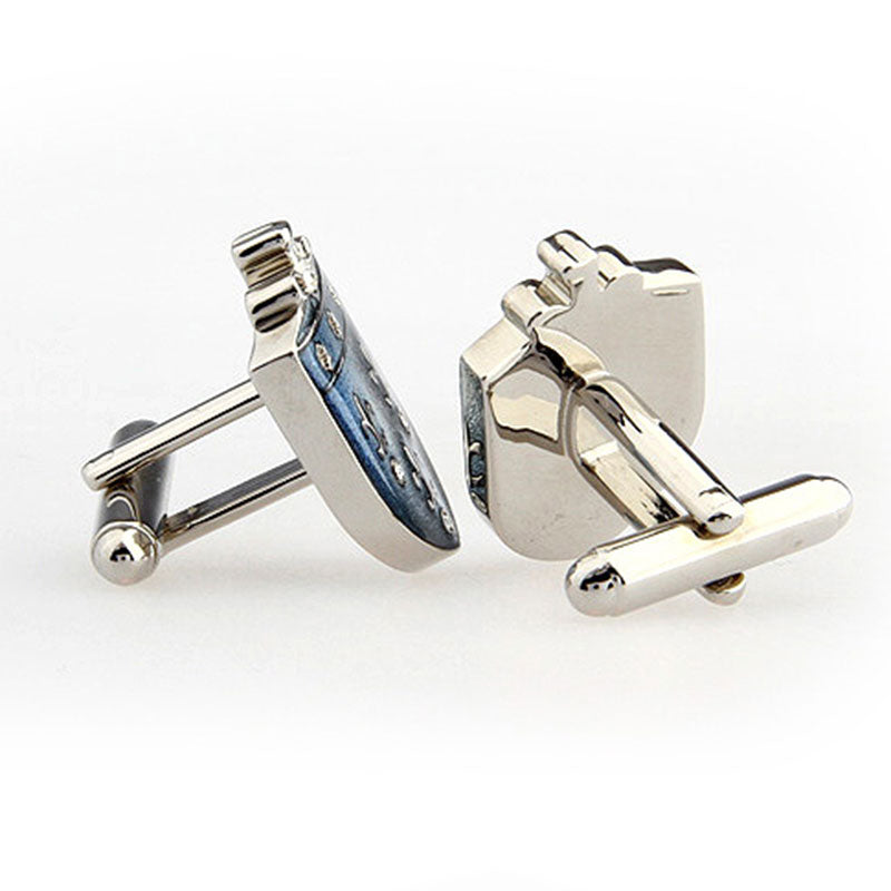 Enamel Dropping Glue Cufflinks