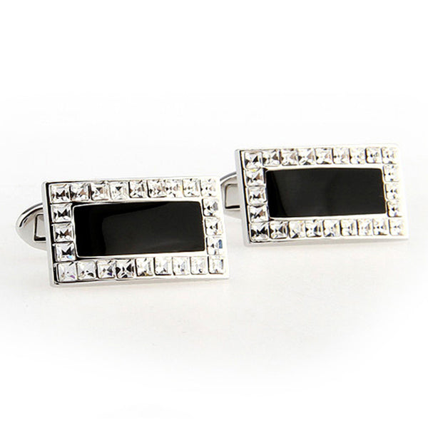 Crystal Zircon Cufflinks