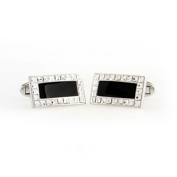 Crystal Zircon Cufflinks