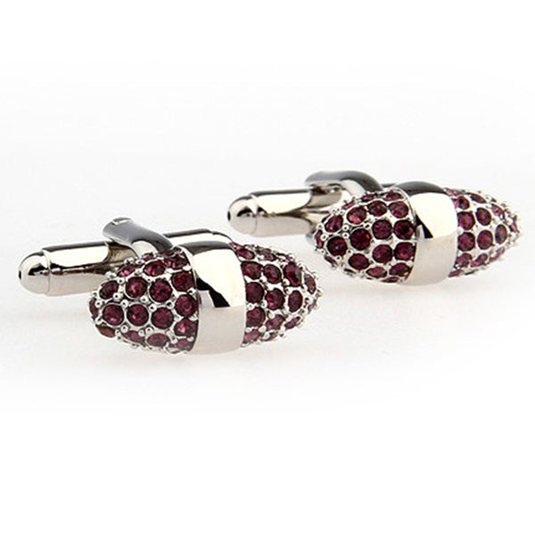 Crystal Zircon Cufflinks