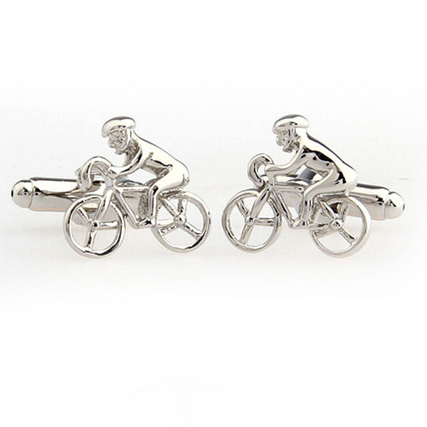 Car Logo Traffic Plain Colour Metal Cufflinks