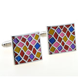 Enamel Dropping Glue Cufflinks