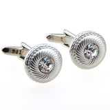 Crystal Zircon Cufflinks