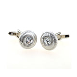 Crystal Zircon Cufflinks