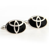 Car Logo Traffic Enamel Dropping Glue Cufflinks