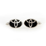 Car Logo Traffic Enamel Dropping Glue Cufflinks