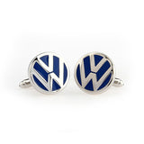 Car Logo Traffic Enamel Dropping Glue Cufflinks