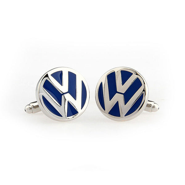 Car Logo Traffic Enamel Dropping Glue Cufflinks
