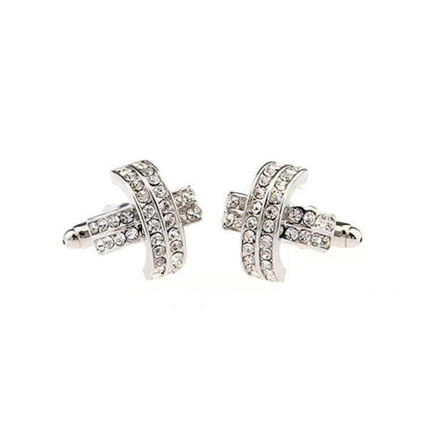 Crystal Zircon Cufflinks