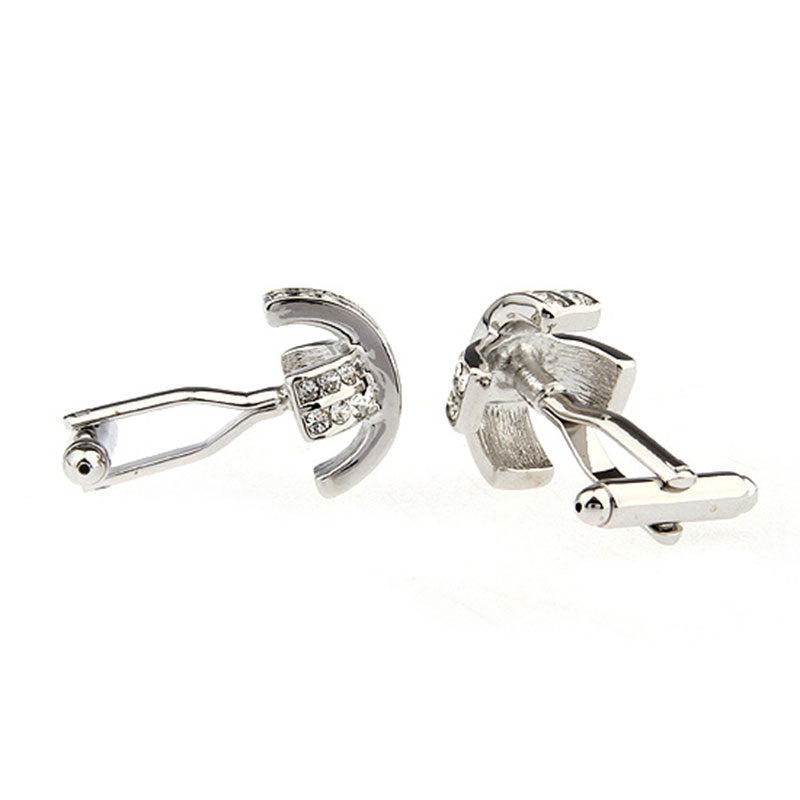 Crystal Zircon Cufflinks