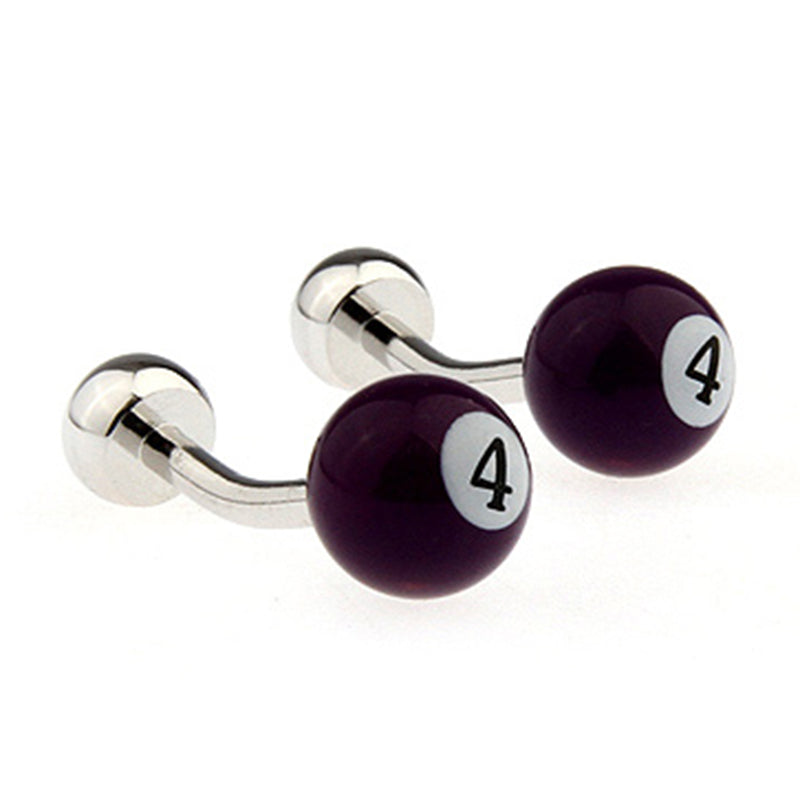Sports Technology Grease Baking Paint Cufflinks