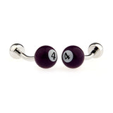Sports Technology Grease Baking Paint Cufflinks