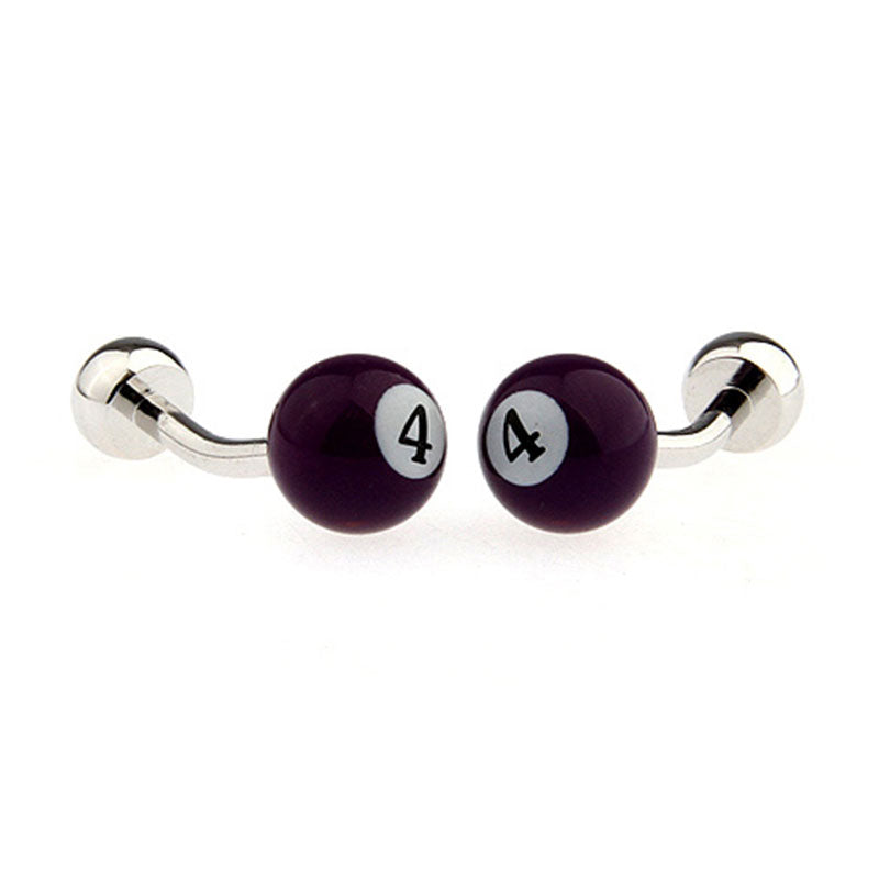 Sports Technology Grease Baking Paint Cufflinks
