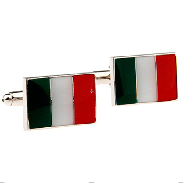 National Flag Music Enamel Dropping Glue Cufflinks