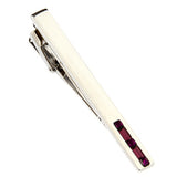 Crystal Zircon Tie Bars