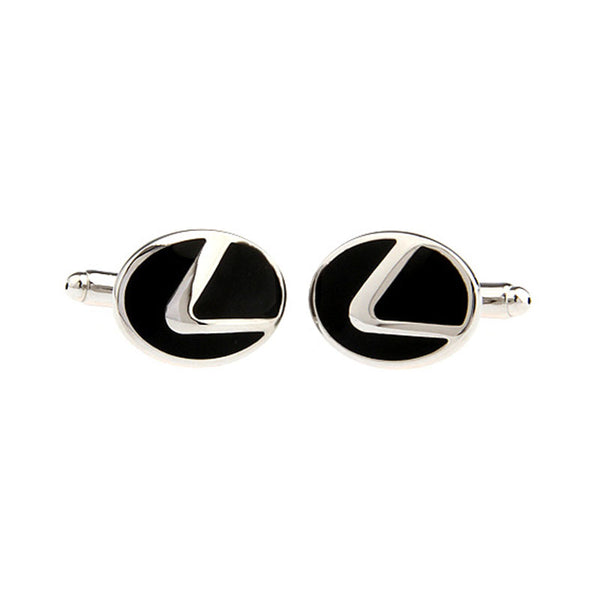 Car Logo Traffic Enamel Dropping Glue Cufflinks