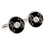Enamel Dropping Glue Cufflinks
