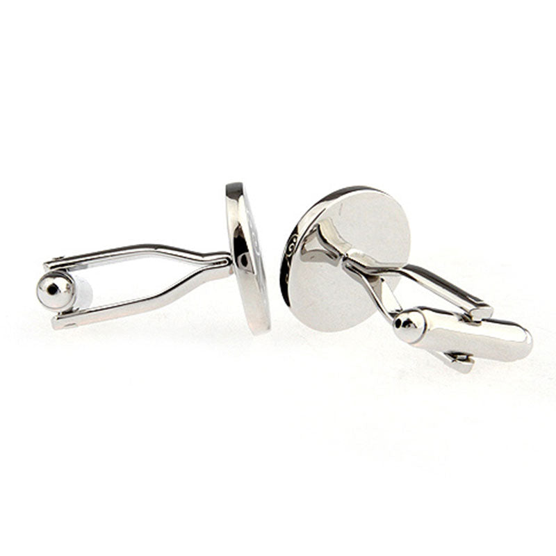 Enamel Dropping Glue Cufflinks