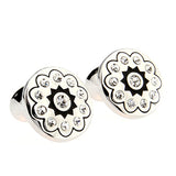 Crystal Zircon Cufflinks