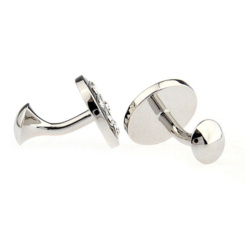 Crystal Zircon Cufflinks