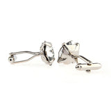 Crystal Zircon Cufflinks