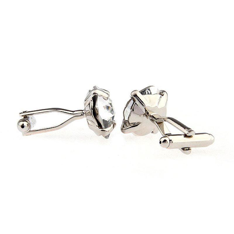 Crystal Zircon Cufflinks