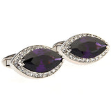 Crystal Zircon Cufflinks