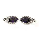 Crystal Zircon Cufflinks