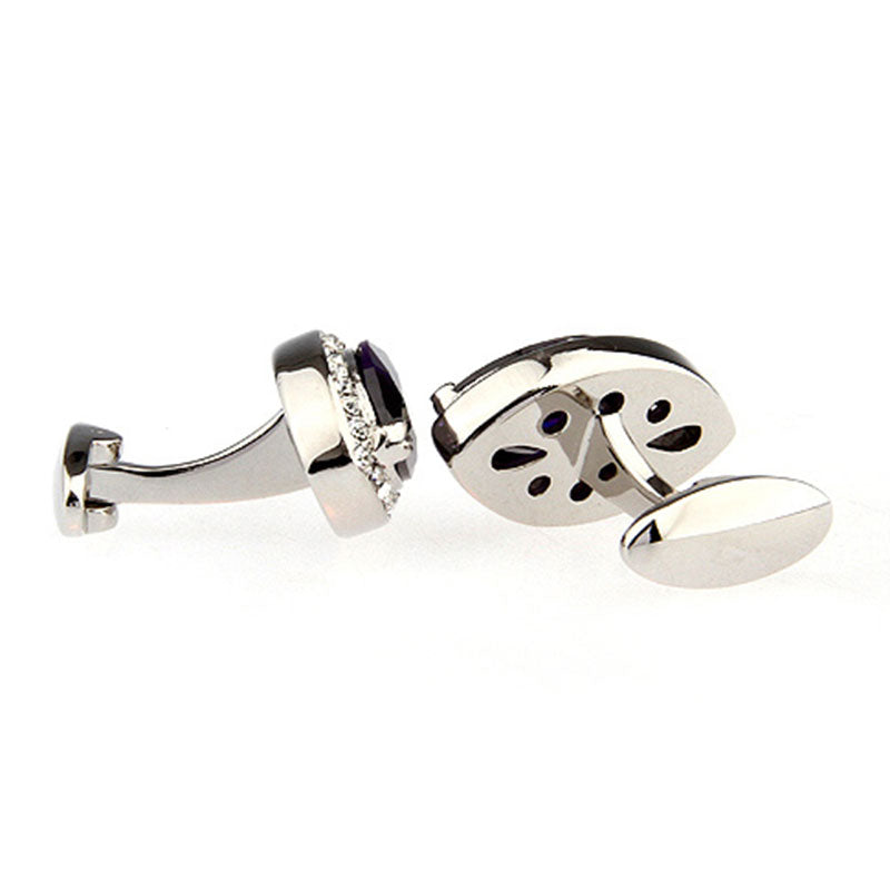 Crystal Zircon Cufflinks