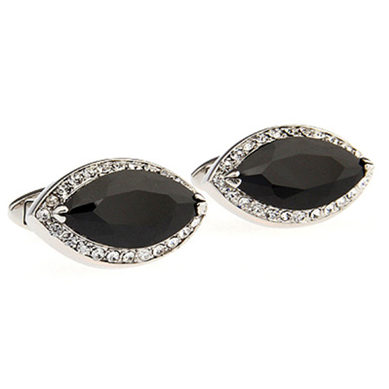 Crystal Zircon Cufflinks