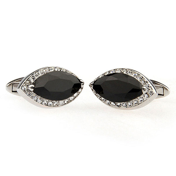 Crystal Zircon Cufflinks
