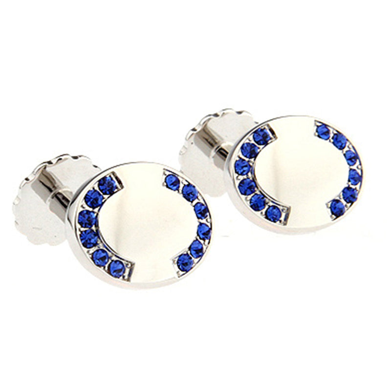 Crystal Zircon Cufflinks