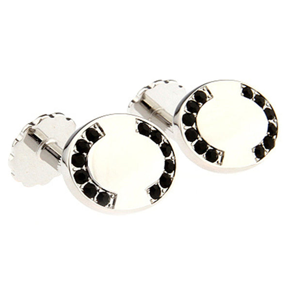 Crystal Zircon Cufflinks