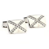 Crystal Zircon Cufflinks