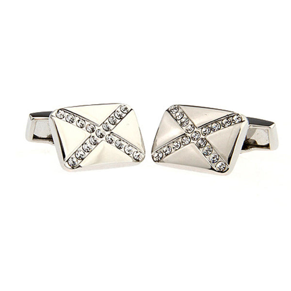 Crystal Zircon Cufflinks