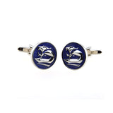 Enamel Dropping Glue Cufflinks