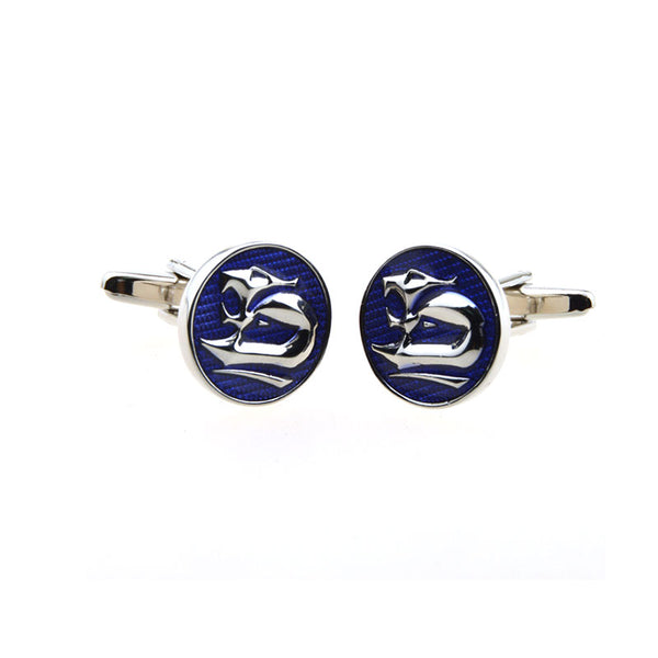 Enamel Dropping Glue Cufflinks