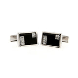Crystal Zircon Cufflinks