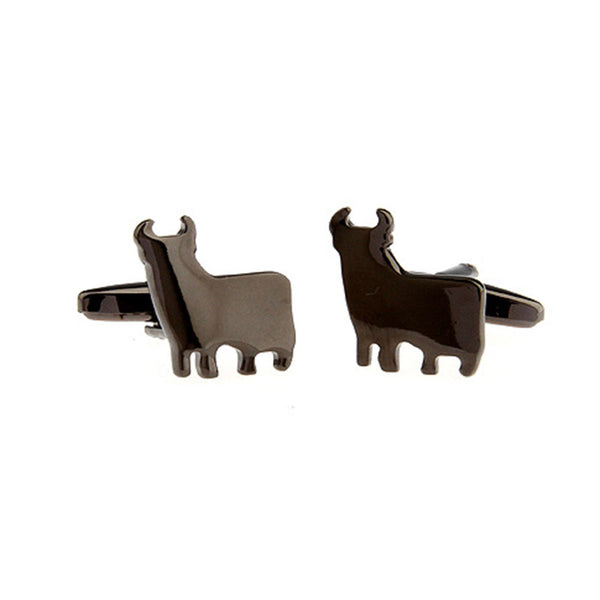 Animals Plants Plain Colour Metal Cufflinks