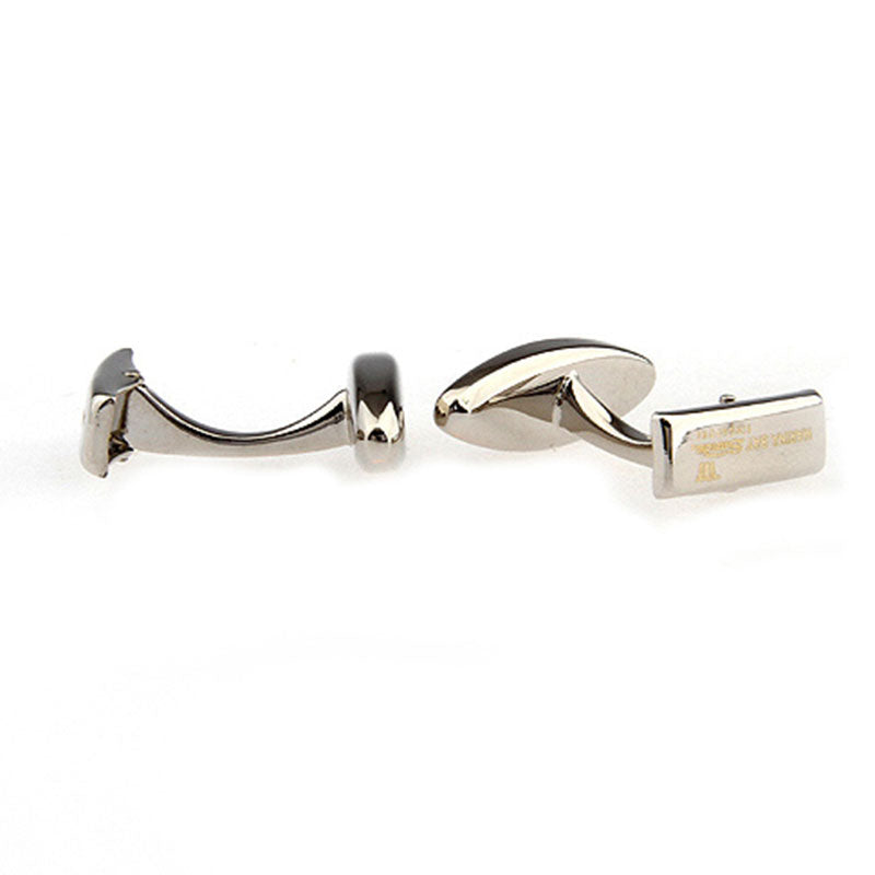 Plain Colour Metal Cufflinks