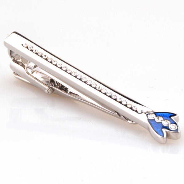 Crystal Zircon Tie Bars