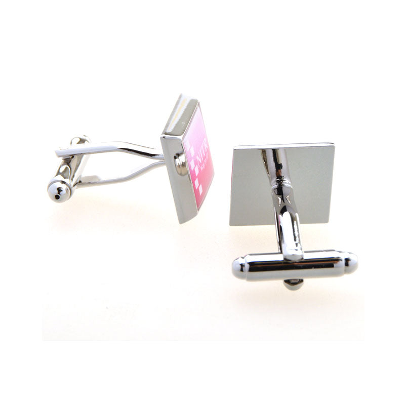 Enamel Dropping Glue Cufflinks