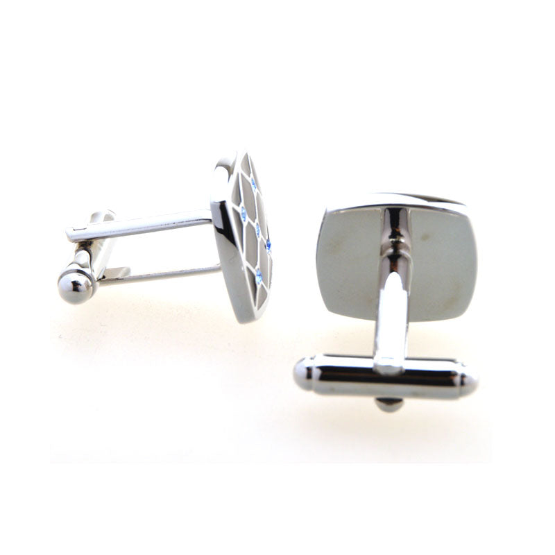 Crystal Zircon Cufflinks