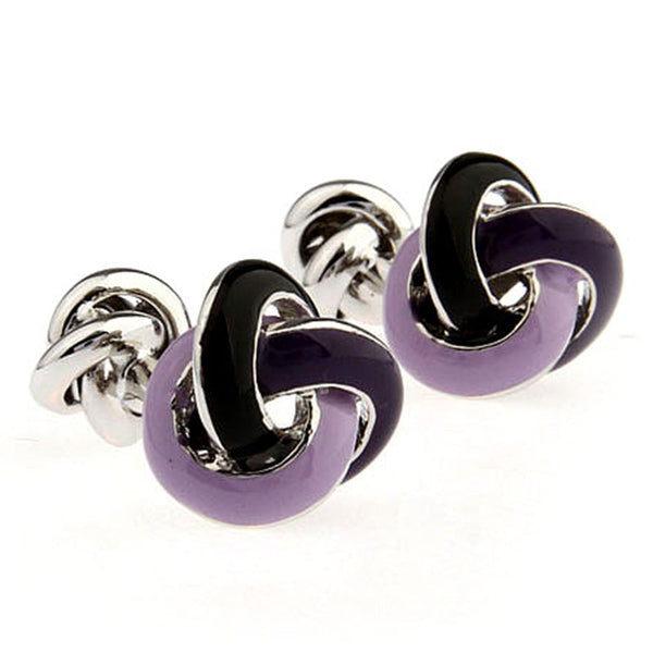 Enamel Dropping Glue Cufflinks