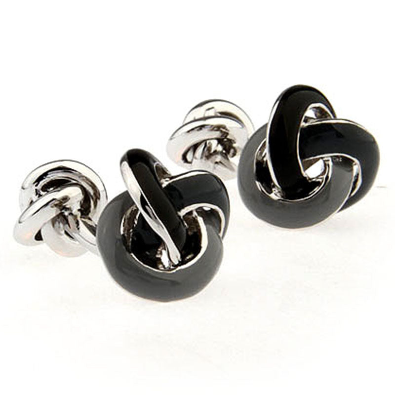 Enamel Dropping Glue Cufflinks