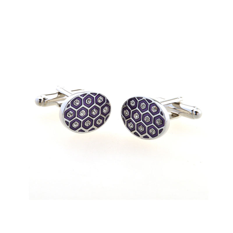 Crystal Zircon Cufflinks