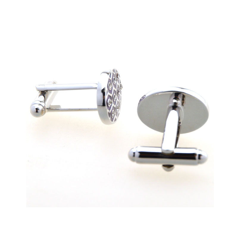 Crystal Zircon Cufflinks